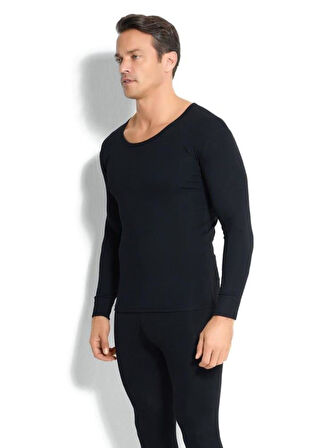 JİBER 160 ERKEK TERMAL İÇLİK ÜST UZUN KOL BİSİKLET YAKA 2 ADET