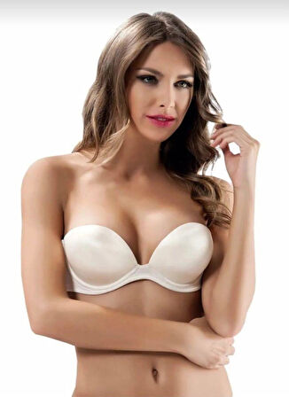 LE JARDİN 7036 KADIN SİLİKONLU STRAPLEZ SİHİRLİ SÜTYEN 1 ADET
