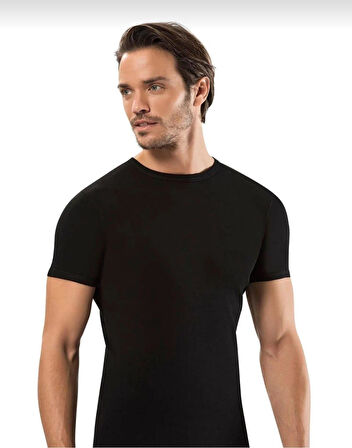 ERDEM 1197 ERKEK RİBANA KISA KOLLU SIFIR YAKA ATLET 3 ADET