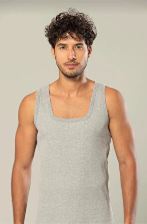 ERDEM 1128 ERKEK KARE YAKA KAŞKORSE ASKILI ATLET TEKLİ