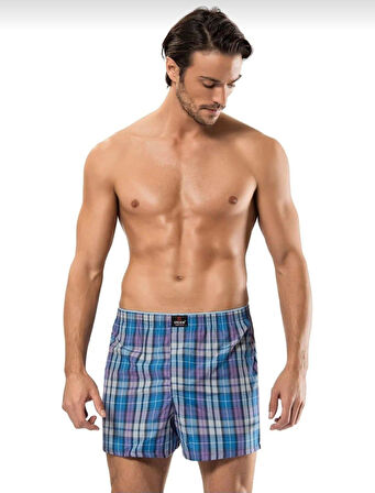 ERDEM 1440 ERKEK DESENLİ POPLİN BOXER 12 ADET