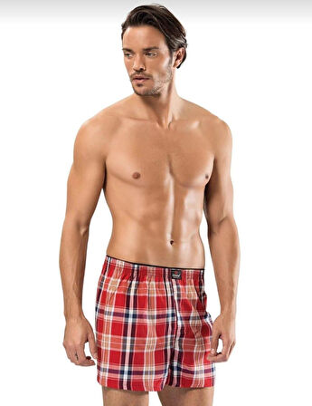ERDEM 1440 ERKEK DESENLİ POPLİN BOXER 12 ADET