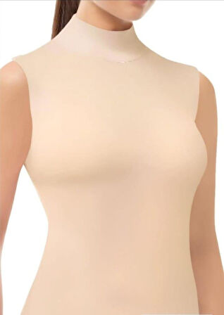  2295 KADIN LİKRALI SIFIR KOL BALIKÇI YAKA ATLET 12 ADET