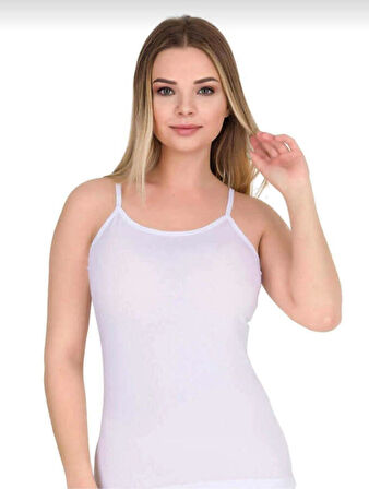 BERRAK 2128 KADIN LİKRALI İP ASKILI ATLET TEKLİ 