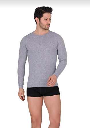 BERRAK 1025 ERKEK ELASTAN UZUN KOL BİSİKLET YAKA ATLET 6 ADET