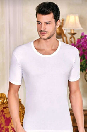 BERRAK 1002 ERKEK KISA KOL BİSİKLET YAKA ATLET TEKLİ 