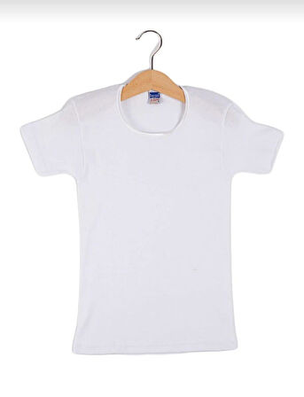 BERRAK 2508 KIZ ÇOCUK RİBANA KISA KOLLU ATLET 6 ADET