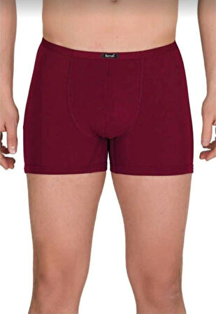 BERRAK 4488 ERKEK MODAL İNCE KEMER LASTİKLİ BOXER TEKLİ