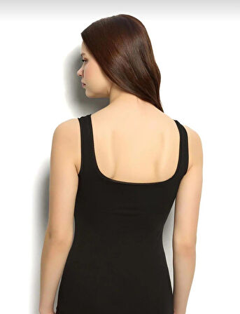 JİBER 627 KADIN MODAL TÜL DETAYLI ASKILI ATLET 10 ADET