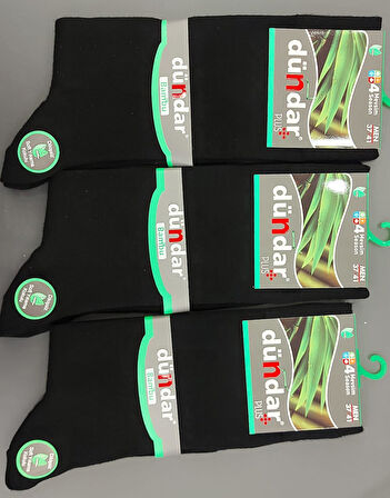 DÜNDAR PLUS 4780 ERKEK BAMBU 4 MEVSİM ÇORAP 6 ADET