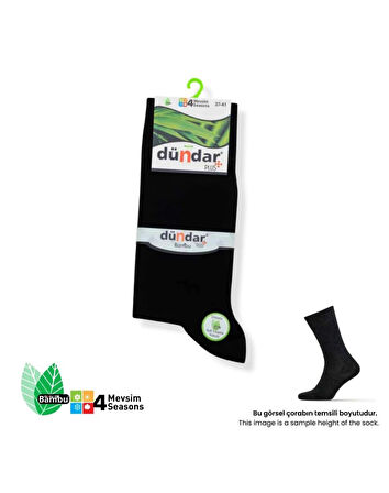 DÜNDAR PLUS 4780 ERKEK BAMBU 4 MEVSİM ÇORAP 6 ADET