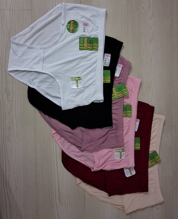 TUTKU ELİT 2408 KADIN BAMBU RİBANA BATO KÜLOT 12 ADET