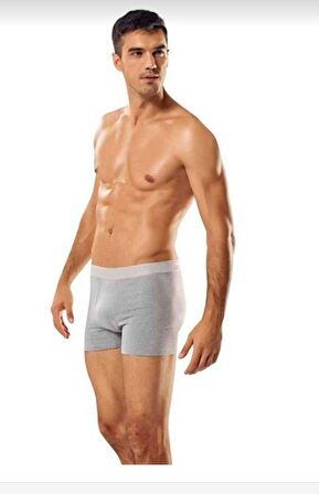 TUTKU 0114 ERKEK LİKRALI BOXER ŞORT 12 ADET