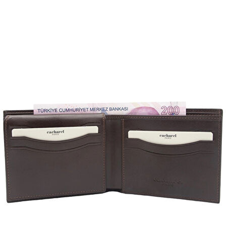 Cacharel Kahve A.Kabuğu Deri Erkek Cüzdanı 2363A4K