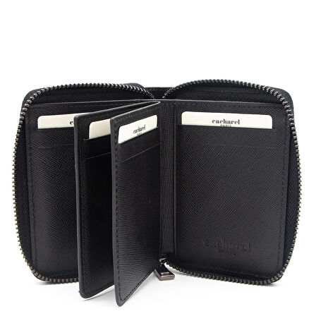 Cacharel Siyah Wint Unisex Deri Cüzdan 24375W17