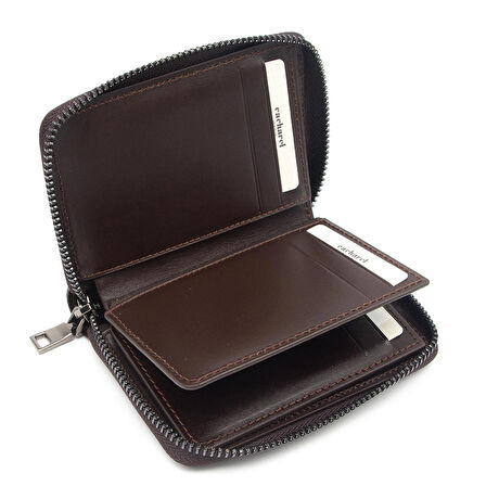Cacharel Kahve B.Kroko Unisex Deri Cüzdan 24375B8K