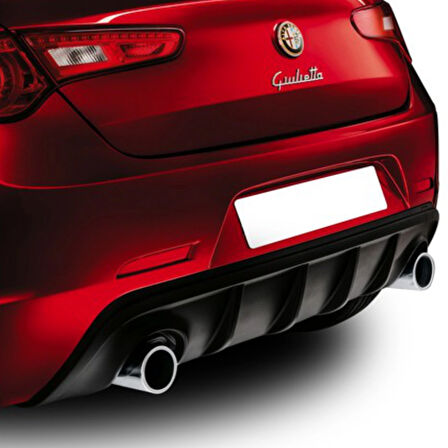 ALFA ROMEO GIULIETTA ÇİFT ÇIKIŞLI DİFÜZÖR PARLAK SİYAH