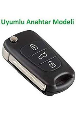 Accent Era I20 I30 Elantra Silikon Anahtar Koruma Kılıfı Mavi Renk Lütfen Anahtar Teyiti Yapınız