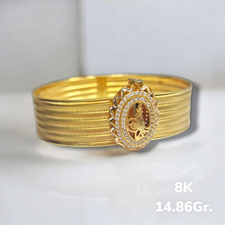 8 AYAR 14.86 GRAM ALTIN TRABZON KELEPÇE