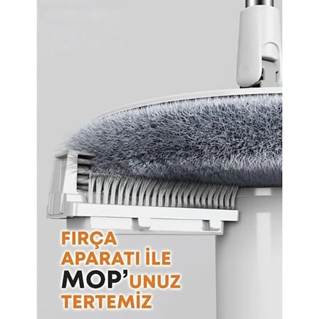 Özel Üretim Kirli Ve Temiz Suyu Ayıran Pratik Mop Temizlik Aracı Fonksiyonel Set Banyo Temizliği