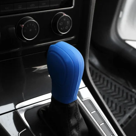 Seat Ateca Dsg Silikon Vites Topuzu Kılıfı Mavi Fs