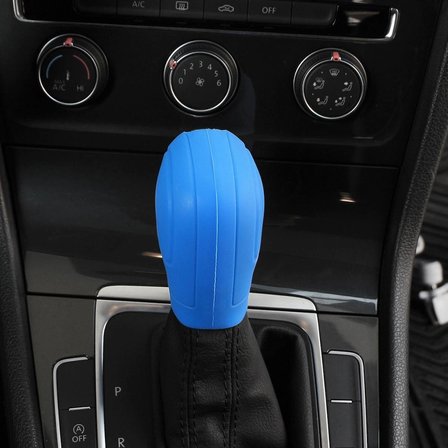 Volkswagen Skoda Golf Passat Octavia Superb Leon Dsg Silikon Vites Topuzu Kılıfı Mavi Fs