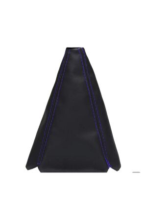 Fort FOCUS 2005-2010  Uyumlu Vites Körüğü Siyah Deri Mavi Dikiş  