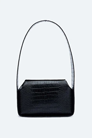 LB NEW SEASON LULU BAG COLLECTİON TİMSAH DESENLİ GERÇEK DERİ ÇANTA