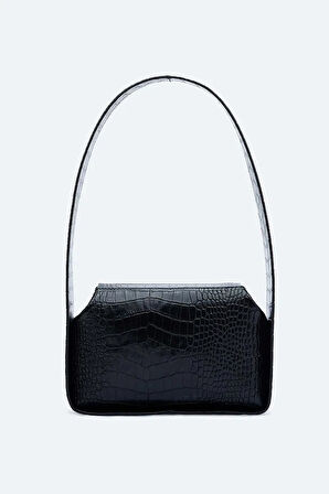 LB NEW SEASON LULU BAG COLLECTİON TİMSAH DESENLİ GERÇEK DERİ ÇANTA