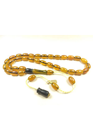 Mesut Elma Usta Eseri Imzalı Mühürlü Full Helezon Sıkma Kehribar Sertifikalı 5384