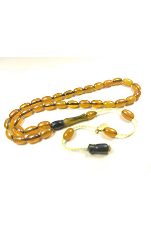 Mesut Elma Usta Eseri Imzalı Mühürlü Full Helezon Sıkma Kehribar Sertifikalı 5384