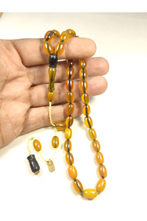 Mesut Elma Usta Eseri Imzalı Mühürlü Full Helezon Sıkma Kehribar Sertifikalı 5384