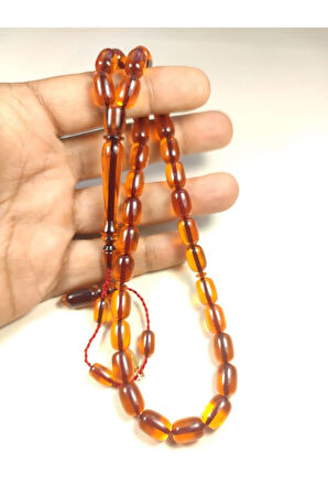 Mesut Elma Usta Eseri Imzalı Mühürlü Rengin Zirvesi Alman Zar Kehribar Sertifikalı 5370