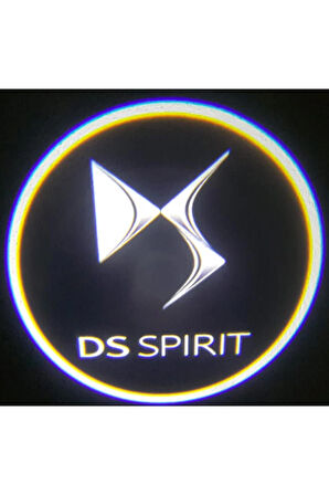 Ds Spirit ile Uyumlu Yeni Nesil Pilli Yapıştırmalı Led Işıklı Çift Sensörlü Kapı Altı Logo