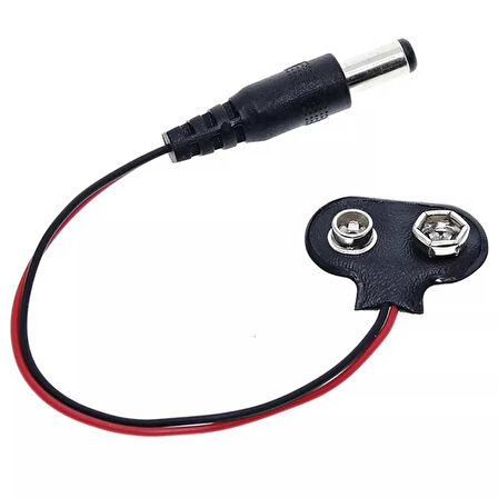 9 VOLT 2.1MM JACKLI PİL BAŞLIĞI (IC-232A) (4767)