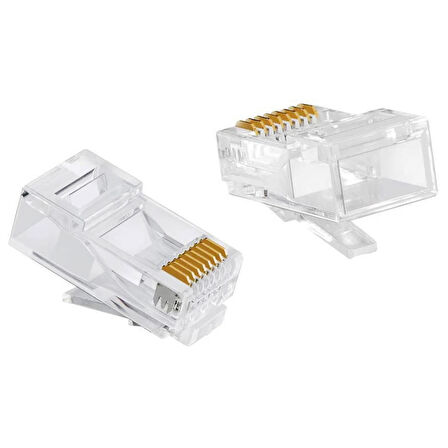 RJ 45 CAT6 SOKET 8P/8C (100LÜK PAKET) POŞETLİ (4767)