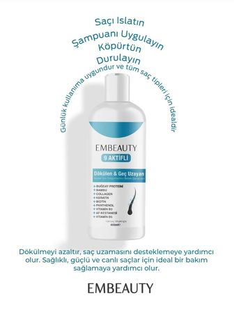  Dökülme Karşıtı Onarıcı Bakım Şampuanı