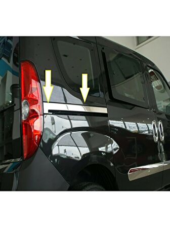 Opel Combo Krom Sürgü Nikelajı 2 Parça 2012 Üzeri 