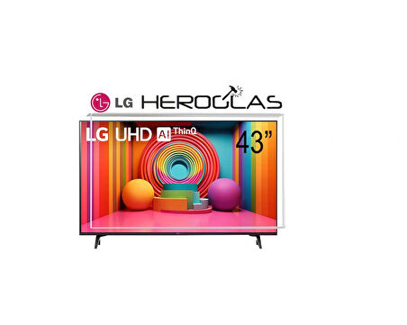 Heroglas LG 43UT81006LA 43"Inç 109 Ekran Tv Ekran Koruyucu