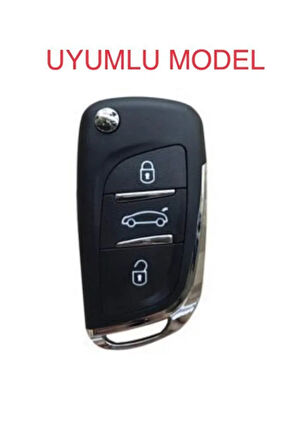 2 Adet Citroen C4 C5 C-quatre Uyumlu Silikon Anahtar Koruma Kılıfı Mavi Ve Kırmızı Renk