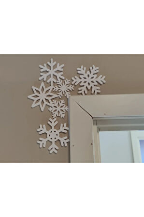 Just3dprintings Dekoratif Kar Tanesi Duvar Süsü