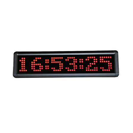 Dijital LED Saat Dotmatrix 10cm X 38cm