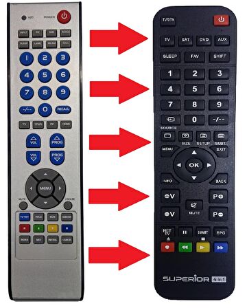 Konka KK-Y323K Lcd Led Plazma Tv Kumandası(süp-7193)