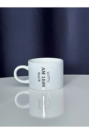 Happy 12:00 Hour Kupa Bardak Kahve Mug
