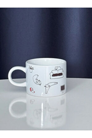 Cat Person Kupa Bardak Kahve Mug