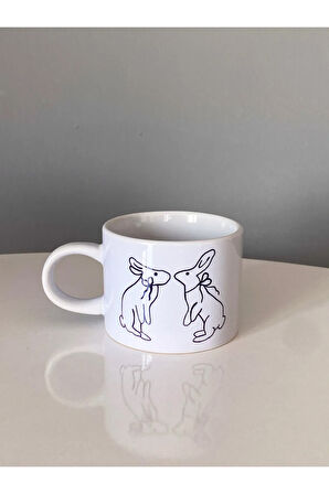 Rabbit Kupa Bardak Kahve Mug