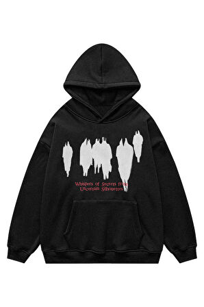 Unisex Silüet Sweatshirt Kapşonlu Hoodie
