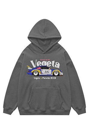 Unisex Porsche Vegeta Sweatshirt Kapşonlu Hoodie