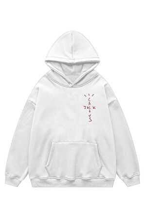 Unisex Cactus Jack Sweatshirt Kapşonlu Hoodie