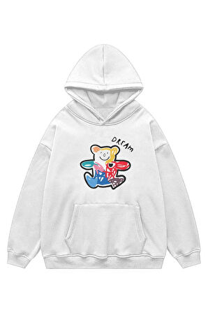 Unisex Teddy Dream Sweatshirt Kapşonlu Hoodie